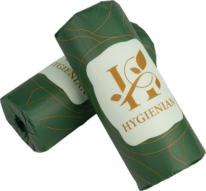 Hygienian 100% Bamboo Paper Towels – 24 Rolls, 2-Ply, Tree-Free, Compostable & Plastic-Free – Eco-Friendly, Sustainable, Strong & Absorbent Kitchen Paper Towels – Natural Bamboo Disposable Towels