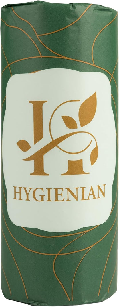 Hygienian 100% Bamboo Paper Towels – 24 Rolls, 2-Ply, Tree-Free, Compostable & Plastic-Free – Eco-Friendly, Sustainable, Strong & Absorbent Kitchen Paper Towels – Natural Bamboo Disposable Towels