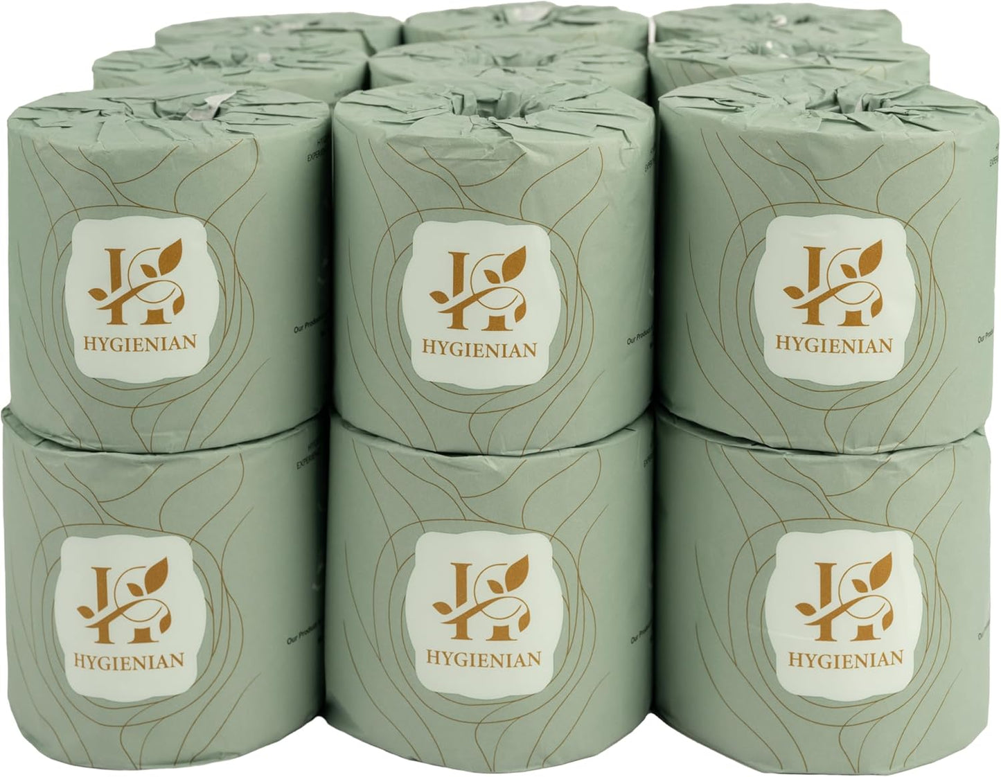 Hygienian 100% Bamboo Toilet Paper – 48 Mega Rolls, 3-Ply – FSC Certified, Plastic-Free & Tree-Free Eco-Friendly, Sustainable, Biodegradable & Soft Tissue – Septic Safe & Compostable